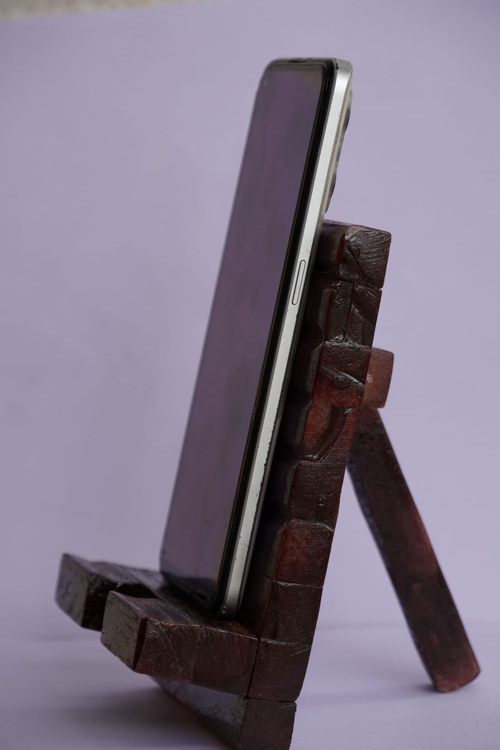 Handmade Wooden Mobile Holder